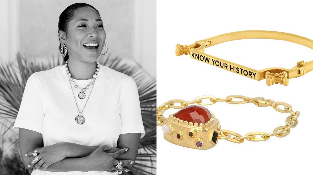 Adore Adorn designer Sasha Flynn designs jewelry that allows the wearer to tell their own story. Sasha Flynn and her jewelry